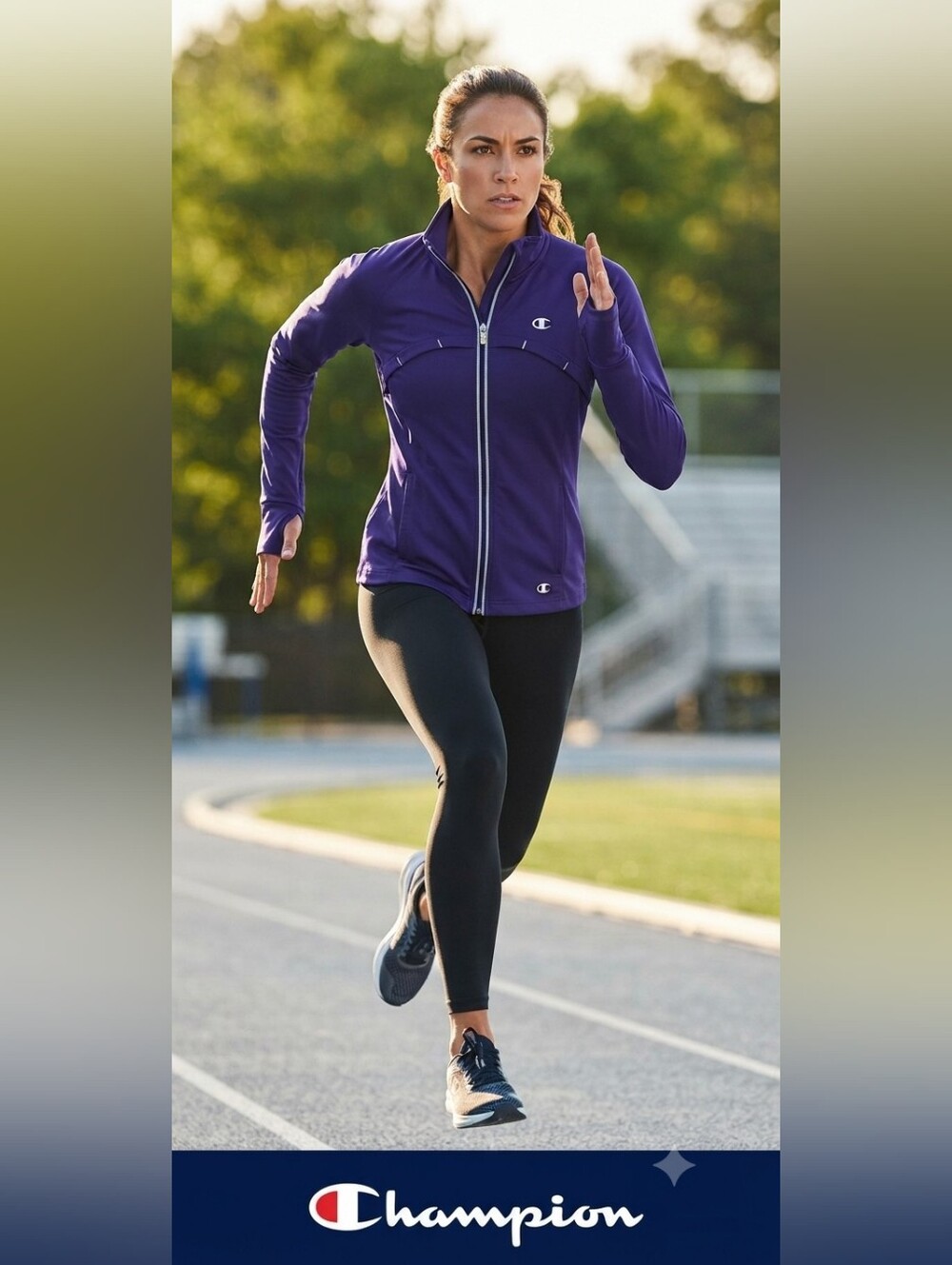 Champion Full Zip Up Running Jacket